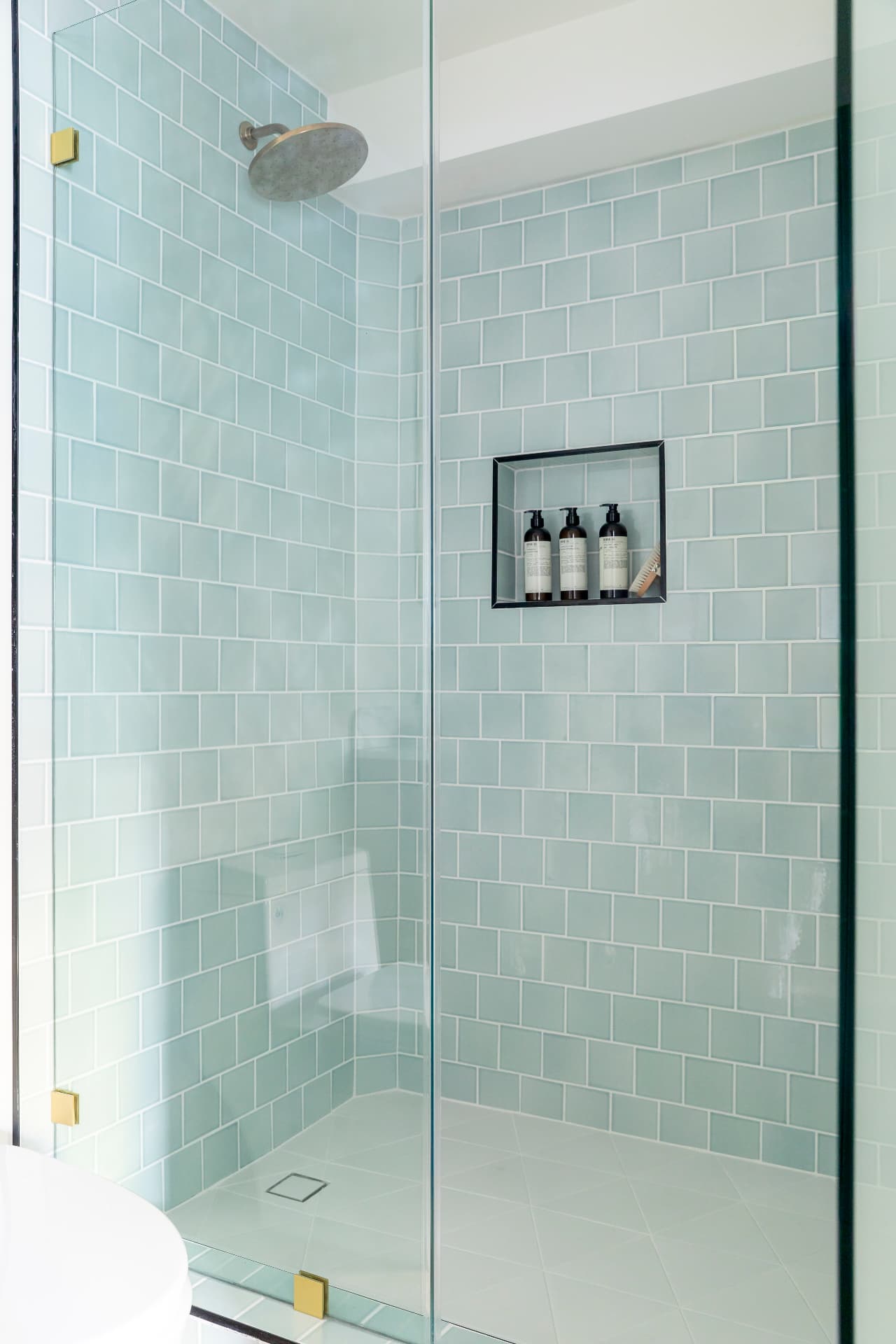 Tiled shower