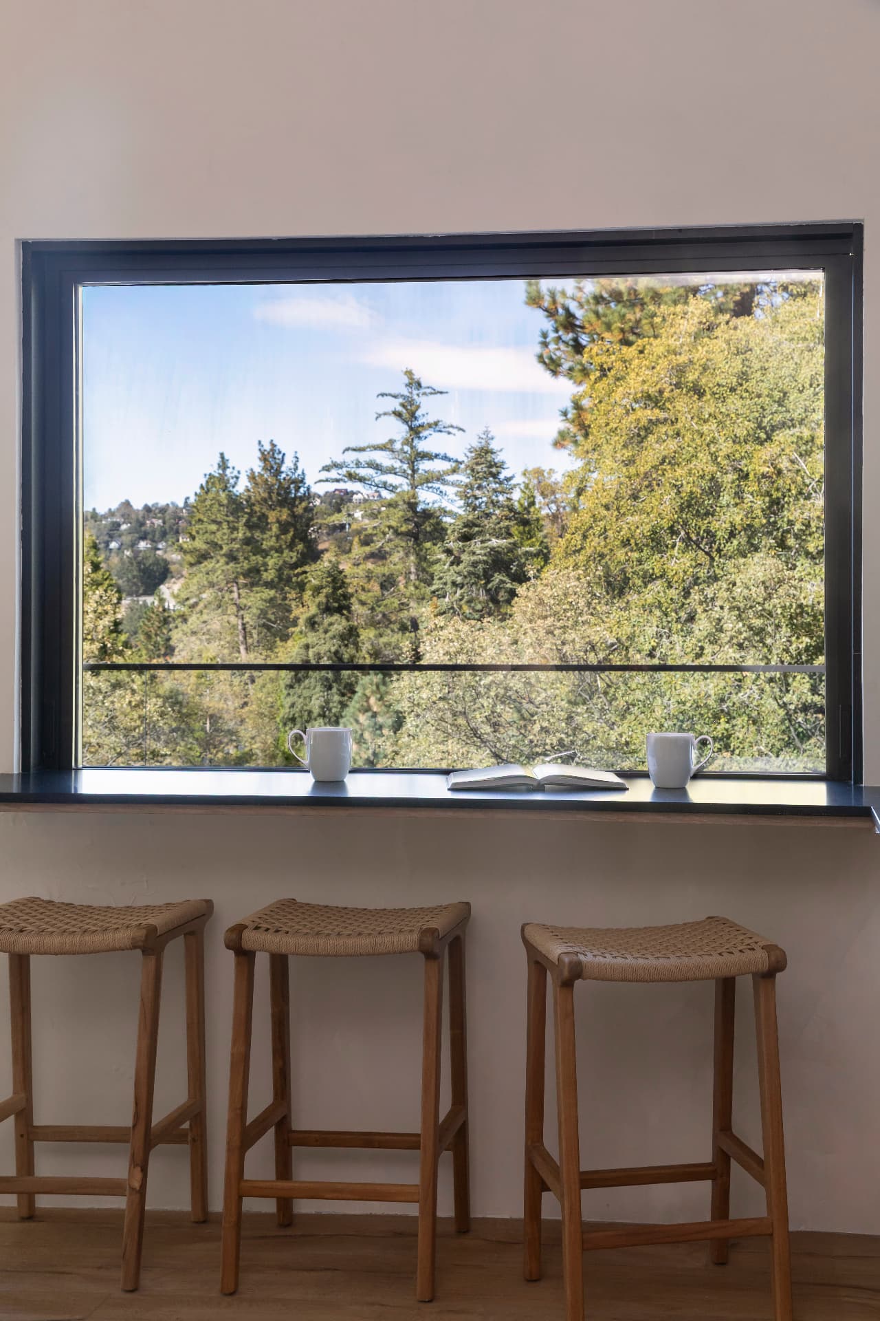 Breakfast bar with a view